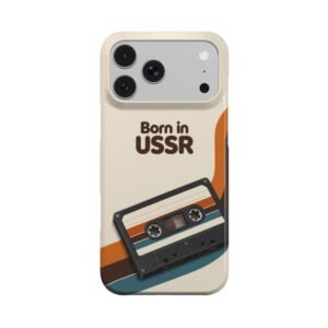 Тонкий чехол «Born in USSR» - Thumbnail Image 1