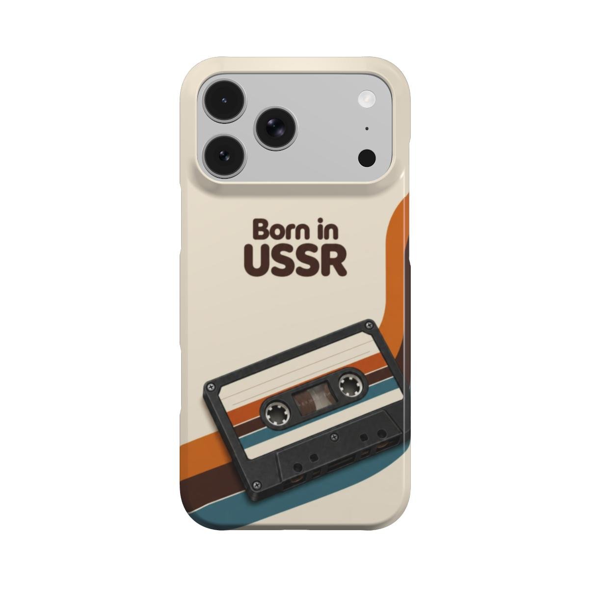 Тонкий чехол «Born in USSR»