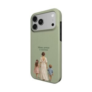 Чехол MagSafe «Мама дочки и сыночка» - Thumbnail Image 2